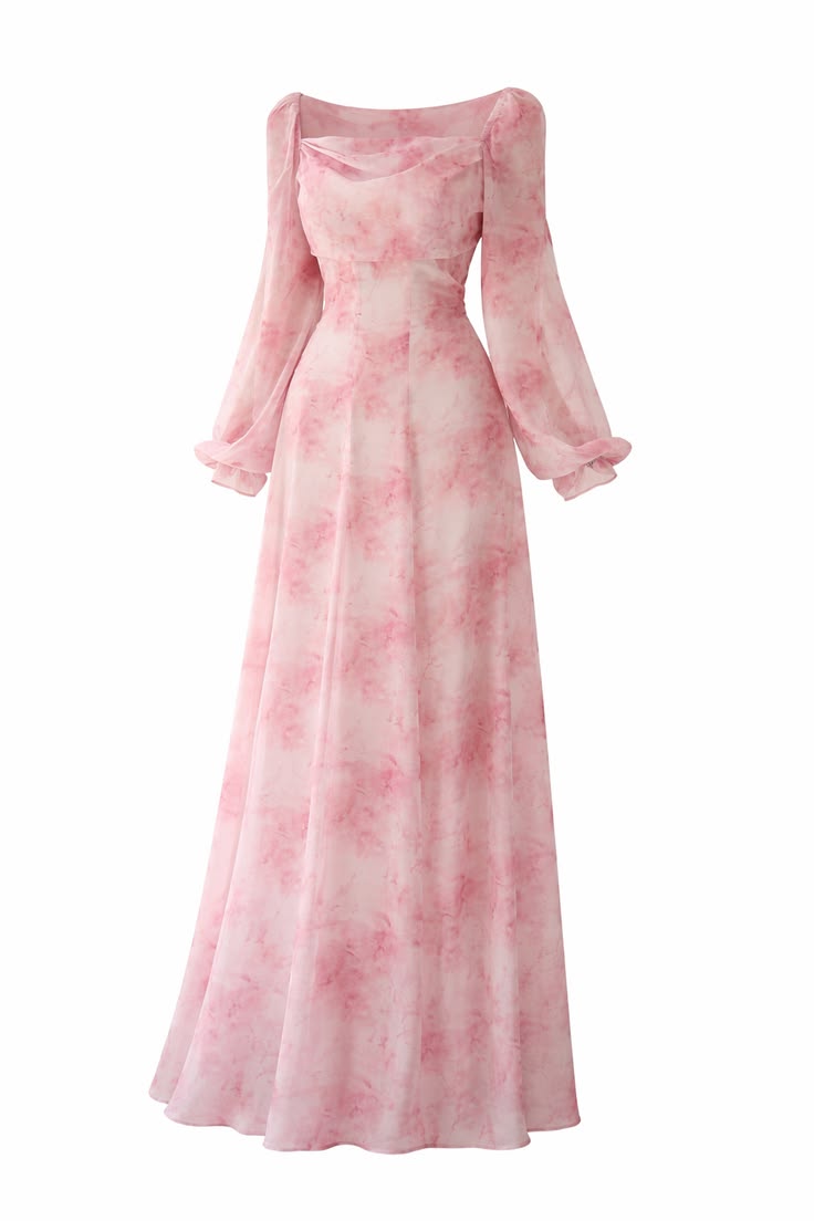 Robe Tie-Dye Rose Nuage